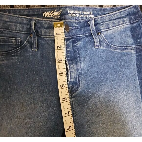 Mossimo Denim High Rise Jegging Jegging de tiro alto Size 4/27R - Picture 8 of 10